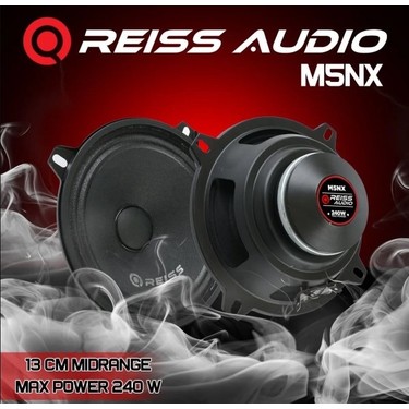 Reiss RS-M5NX 13 cm Neodyum Özel Mıknatıs Oto Midrange Fiyatı