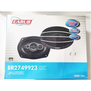 Replax 16X22 cm Oval Hoparlör 6x9 Inç Kapaklı 1000W 5 Fiyatı