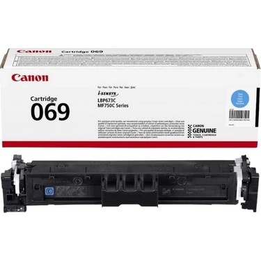 Canon 069C Orjinal Mavi Toner LBP673/MF750/752/754 Fiyatı