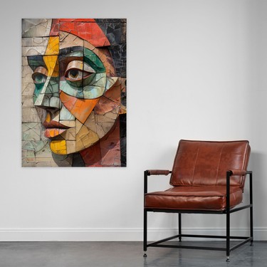 Painted Anarchy Parçalı Kübizm Duvar Tablosu - Kübizm, Duvar Fiyatı