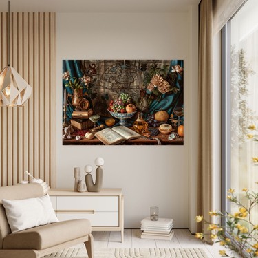 Painted Anarchy Karmaşık Natürmort Leonardo Da Vinci Duvar Fiyatı