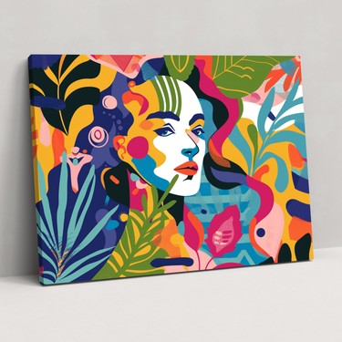 Painted Anarchy Henri Matisse Grafik Kanvas Tablo - Henri Fiyatı