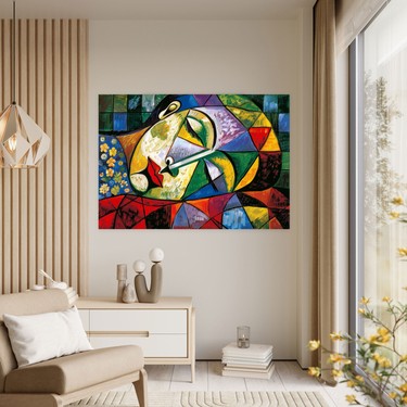 Painted Anarchy Pablo Picasso Kanvas Tablo - Pablo Picasso, Fiyatı
