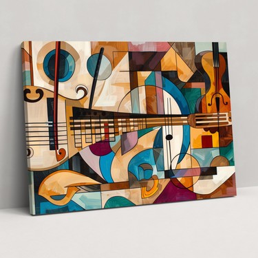 Painted Anarchy Picasso Müzik Aletleri Kanvas Tablo - Pablo Fiyatı