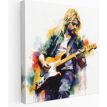 油絵原画　 Cobain Kurt Cobain from Nirvana Original Artwork (NFT Certified | One of