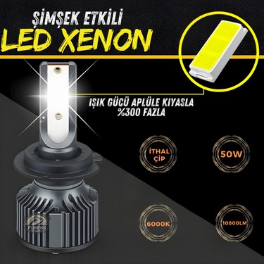 Zeron Premium Series H9 LED Xenon Şimşek Etkili LED Xenon Fiyatı