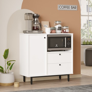 L'occi Concept Modway Serisi Kahve Köşesi Çok Amaçlı Dolap Fiyatı