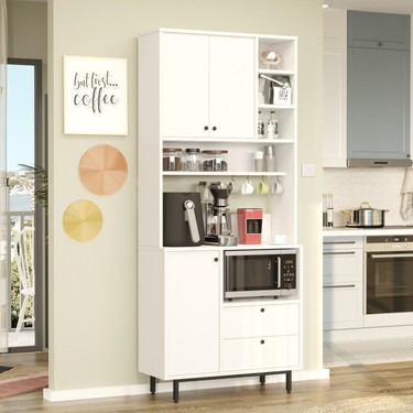 L'occi Concept Modway Serisi Kahve Köşesi Çok Amaçlı Dolap Fiyatı