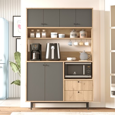 L'occi Concept Modway Serisi Kahve Köşesi Çok Amaçlı Dolap Fiyatı
