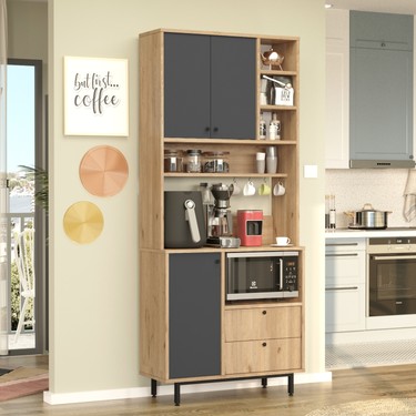 L'occi Concept Modway Serisi Kahve Köşesi Çok Amaçlı Dolap Fiyatı