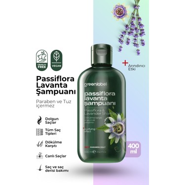 Green Label Passiflora Ve Lavanta Özlü Parabensiz Tuzsuz Fiyatı