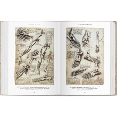 Taschen Leonardo da Vinci The Graphic Work Frank Zöllner Kitabı