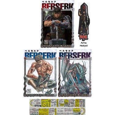 Berserk 1 - Berserk 2 - Berserk 3 - Kentaro Miura + Kitabı