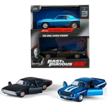 ミニカー FAST&FURIOUS Lancer vs Camaro Hızlı & Öfkeli 2'li Paket 1969 Chevrolet Camaro Fiyatı