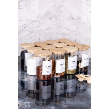 Moda Ozy 12'li Etiketli 250 ml Bambu Vakum Kapaklı Fiyatı