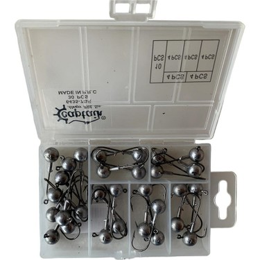Captain 6435 Compact Eco Kutulu Jig Head Seti 7gr 30 Adet Fiyatı