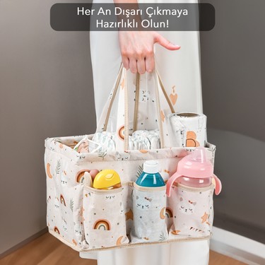 Meleni Baby 2'li Set Çok Amaçlı Bölmeli Bebek Bakım Fiyatı