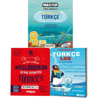 Okyanus Yayınları 8. Sınıf Master Türkçe ve Güçlendiren Kitabı