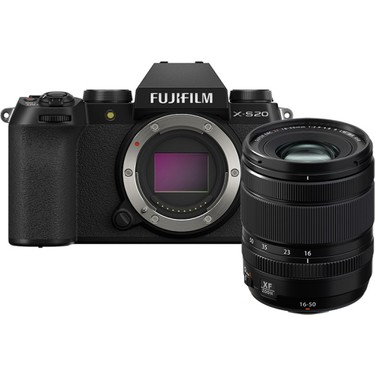 Fotoğraf Makinesi Fuji Vlogger Kit Fujifilm X-S20 Siyah XF16-80mm