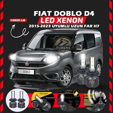 Furens Fiat Doblo D4 2015-2023 Uzun Far Uyumlu Şimşek Etkili Fiyatı