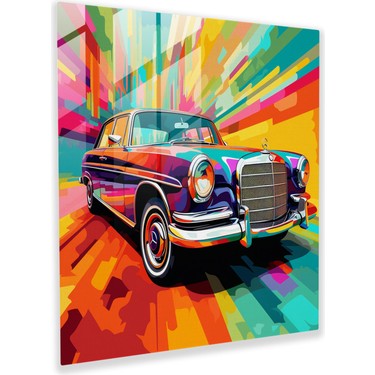 Painted Anarchy Mercedes Cam Baskı: Pop Art Dönüşümü - Fiyatı