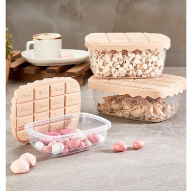 Sunplast SC-4279 Choco Box 3lü Saklama Kabı 800 ml Fiyatı