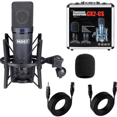 Midex Wizard Paket-2 Cx2 Stüdyo Mikrofon Mdx-04 FXU Stüdyo Fiyatı
