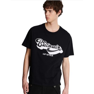 Balmain 70'ler Logo Baskılı T-Shirt Fiyatı - Taksit Seçenekleri