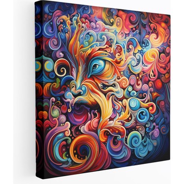 Painted Anarchy Funky Psychedelic Kanvas Tablo - Funky, Fiyatı