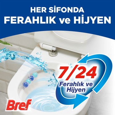 Bref Power Aktiv Okyanus Klozet Temizleyici 3'lü 24/7 Fiyatı