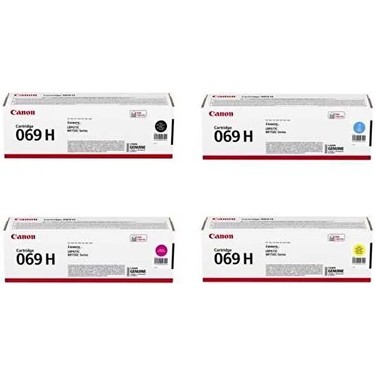 Canon CRG-069H Orjinal Toner 4'lü Set - Tüm Renkler Toner Fiyatı