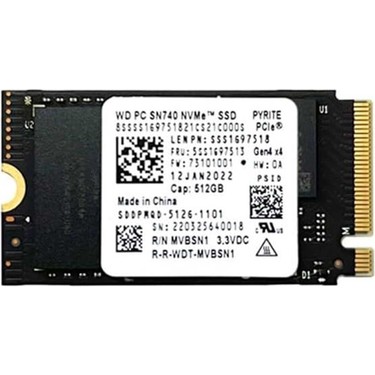 Wd SN740 512GB M.2 Nvme 22X42 SSD Fiyatı - Taksit Seçenekleri