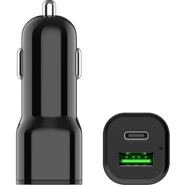 Torima C10 38W Type-C - USB Port 2 Giriş Araç Şarj Cihazı Fiyatı