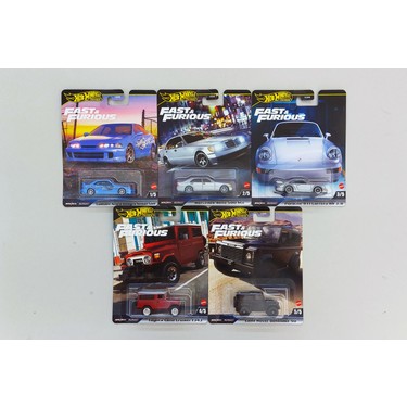 Hot Wheels Premium Fast And Furious 2024 Mix Set 5 Adet Fiyatı