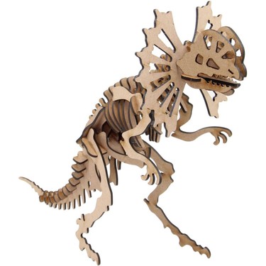 Mavi Doku Dinozor Serisi, Ceratopsier, 3D Ahşap Puzzle Fiyatı