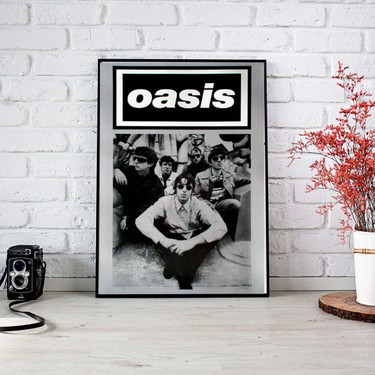 512 Art Design Oasis Müzik Afiş Duvar Poster 30 x 42 Fiyatı