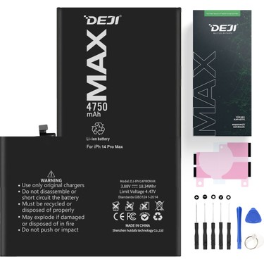 ✅【新品純正電池100％】⭐️iphone 14 Pro Max 512GB Deji iPhone 14 Pro Max Uyumlu Mucize Batarya 4750MAH Fiyatı