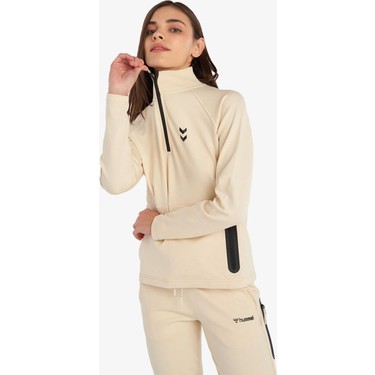 Hummel Hmlfuyu Zip Neck Kad n Bej Sweatshirt 921960 9820 Fiyat