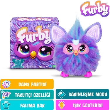MORRIEぬいぐるみ3体セット Hasbro Furby Mor Interaktif Pelüş Oyuncak Eğlenceli Tasarım Fiyatı