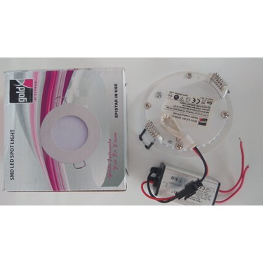 Goldx DS-185 ZE568 4,5W Yuvarlak Sıva Altı LED Spot Fiyatı