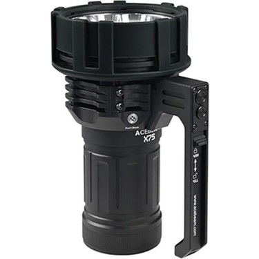 ACEBEAM X75 エースビーム 80000ルーメン　新品同様 Acebeam X75 80000 Lümen El Feneri Siyah Renkli LED Ampul ile Fiyatı