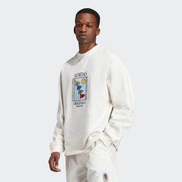 Adidas originals sweatshirt colour smash crew homme sale