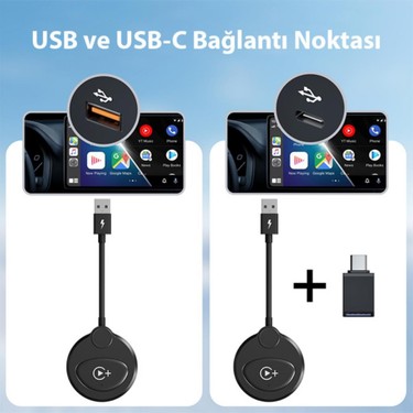 Coofbe Kablosuz Apple Car Play Dönüştücü Video Yansıtıcı Fiyatı