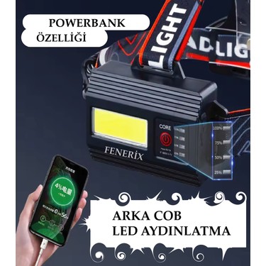 Tarez Alaska SDR-8093 Şarjlı Kafa Lambası 7 Mod Aydınlatma Fiyatı