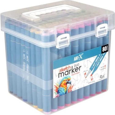 Glance Art-X Sketch Marker Çift Taraflı Kalem Seti 80'li Fiyatı