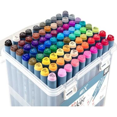 Glance Art-X Sketch Marker Çift Taraflı Kalem Seti 80'li Fiyatı Glance Art-X Sketch Marker Çift Taraflı Kalem Seti 80'li Fiyatı