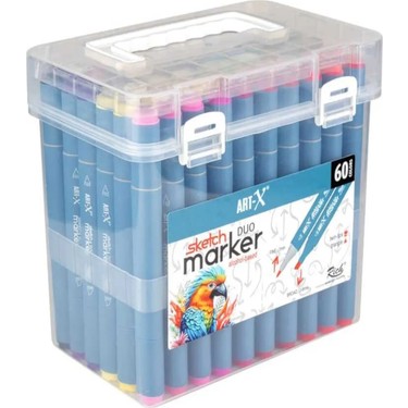 Glance Art-X Sketch Marker Çift Taraflı Kalem Seti 60'lı Fiyatı