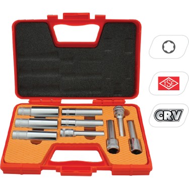 Rico 007-RC7014 9pc 1/2” Iç Torx E Lokma Seti Uzun Fiyatı