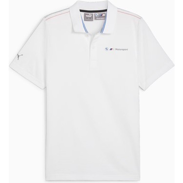 Puma Bmw Mms Jacquard Polo Beyaz Erkek Polo T-Shirt Fiyatı