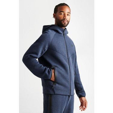 Nike Tech Fleece Full Zip Windrunner Hoodie Navy Kapu onlu Fiyat